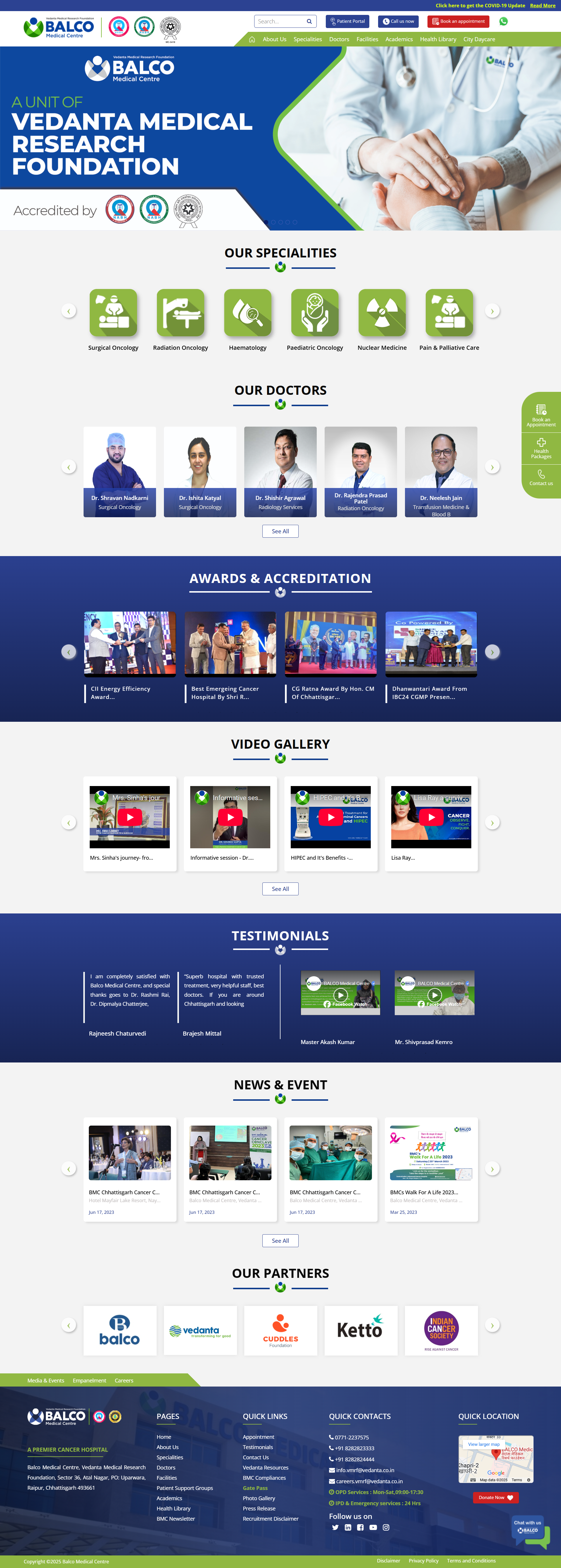 Website - Balco Medical Center